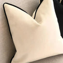 GobekUsa Cotton Tassels White Cushion Covers 45x45/30x50cm - Square Geometry Pillowcase