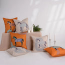 GobekUsa 45x45 Square Throw Pillowcase - Luxury Fashion for Living Room and Sofa Decor