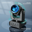 GobekUsa LED Moving Head Light with 10 Gobos & Remote Control for Events