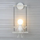 GobekUsa Little Man LED Wall Light: Modern, Simple, Creative Design for Children's Bedroom