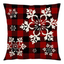 GobekUsa Christmas Linen Cushion Cover 45x45cm Sofa Home Party Decor
