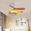GobekUsa Helicopter Light Ceiling Lamp for Boy's Room