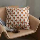 GobekUsa Jacquard Crochet Pillow Covers in Yellow-brown for Elegant Home Decor