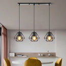 GobekUsa Industrial Wood Pendant Chandelier for Dinning Living Room Kitchen LED Fixture
