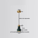 GobekUsa LED Marble Pendant Lamp: Modern Luxury Hanging Light for Home, Restaurant & Bedroom