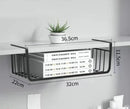 GobekUsa Kitchen Organizer Shelf Desk Storage Rack Mesh Basket Wardrobe Holders