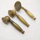 GobekUsa Antique Gold Handheld Shower Head with Holder and Plumbing Hose