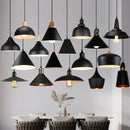 GobekUsa Black Aluminium Modern Pendant Light for Living Room Dining Table Decor
