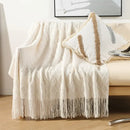 GobekUsa Knitted Woolen Blanket - Cozy Home Accent and Travel Essential