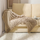 GobekUsa Knitted Geometric Throw Blanket