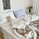 GobekUsa Cozy Lamb Wool Blanket: High-Quality Warm Velvet Quilt for All Seasons.
