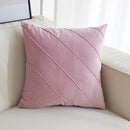 GobekUsa Hand Pleat Embroidered Cushions 30x50/45x45cm Beige Pink Nordic Style Pillowcase