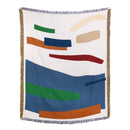 GobekUsa Beach Blanket Sofa Cover - American Country Plaid Blanket - Cotton Tassel Throw Tapestry