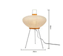 GobekUsa Japanese Rice Paper Floor Lamp Modern Wabi Sabi Lantern Light