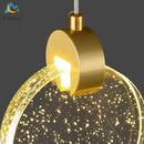 GobekUsa Elegant Crystal LED Chandelier for Bedroom Dining Room Living Room Decoration