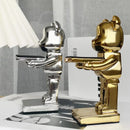 GobekUsa Bear Statue Watch Rack: Smart Watch Display & Storage Stand