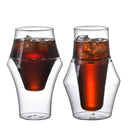 GobekUsa Latte Double Bottom Cup - Heat Resistant Glass Coffee Tea Tableware