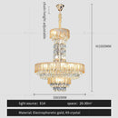 GobekUsa Crystal Chandelier: Postmodern Multi-layer Luxury for Living Room, Hotel Lobby, and Villa