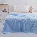 GobekUsa Bamboo Fiber Summer Quilt - Lightweight & Breathable Diamond Grid Blanket