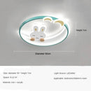 GobekUsa Kids LED Chandelier: Children's Bedroom Ceiling Lamp for Study and Attic Lighting