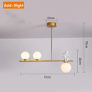 GobekUsa Glass Bubble Pendant Light with LED lamp - Angel Candle Holder Statues