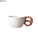 GobekUsa Alkali Water Biscuit Mug Set - Ceramic Tea & Coffee Cup for Dining Table