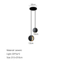 GobekUsa Cement Planet Chandelier Hanging Lamp for Dining Room & Bedroom
