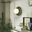 GobekUsa Green Marble LED Wall Lamp for Luxury Living Room Decor