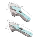 GobekUsa 2-Piece Adjustable Measuring Cups and Spoons Set | Versatile Kitchen Scoops