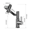 GobekUsa LED Bathroom Basin Faucet 360 Rotation Mixer Sink Tap with Multifunction Stream Sprayer