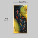 GobekUsa Gold Fish LED Picture Wall Light for Home Decor & Bedroom Aisle