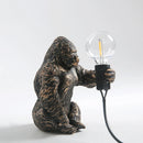 GobekUsa King Kong Resin Night Light: Customizable LED Table Lamp for Modern Living Spaces