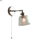 GobekUsa LED Glass Wall Light Fixture Modern Rotate Bedside Lamp Wandlamp