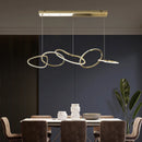 GobekUsa LED Ring Chandelier for Living Dining Room - Postmodern Luxury Minimalist Art Lighting