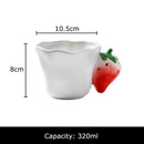 GobekUsa Fun Fruits Ceramic Mug Lemon/grape Dining Coffee Afternoon Tea Cup