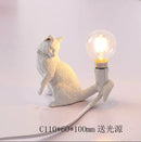 GobekUsa Cat Resin Table Lamp for Children's Bedroom and Home Decor