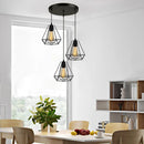 GobekUsa Ceiling-Mounted Base Canopy Plate Chandelier Pendant Light 3 Heads Lighting