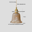GobekUsa Clear Glass LED Pendant Light: Modern Nordic Home Lighting Fixture
