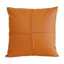 GobekUsa Ivory Leather Pillow Cover 45x45cm for Home Decoration