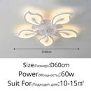 GobekUsa Dimmable Ceiling Fan Lights with Remote Control for Living Children's Bedroom Dining Room