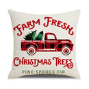GobekUsa Christmas Elk Letter Pillowcase 45x45cm for Living Room