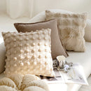 GobekUsa Brown Coffee Pillowcase: Modern Simplicity Light Luxury Sofa Cushion Covers