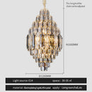 GobekUsa Crystal Chandelier - Luxe Light for Villa, Hotel & Building Project