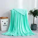 GobekUsa Cozy Flannel Warm Blanket: Soft Plush Coral Fleece Bed Cover & Shawl