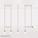 GobekUsa Geometric Iron Pendant Lights for Dining Bedroom Cafe Indoor Decor
