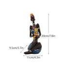 GobekUsa Black Women Resin Art Figures for Home Decor and Statues