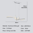 GobekUsa Gold LED Chandeliers: Modern Kitchen & Restaurant Lighting Fixtures
