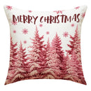 GobekUsa Christmas Pillowcase: Santa Claus Snowman Print for Living Room Sofa Decor