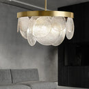 GobekUsa LED Bubble Glass Ceiling Chandelier Light Fixture for Dining Kitchen Bedroom