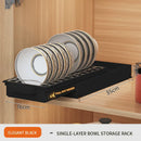 GobekUsa 2 Tier Sliding Drawer Organizer for Kitchen & Bathroom Cabinet